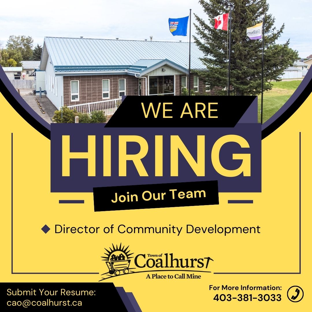The Town of Coalhurst is Hiring! Town of Coalhurst